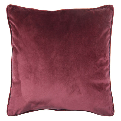 Poduszka VELVET 45x45 cm, kolor rubinowy