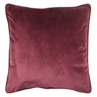 Poduszka VELVET 45x45 cm, kolor rubinowy