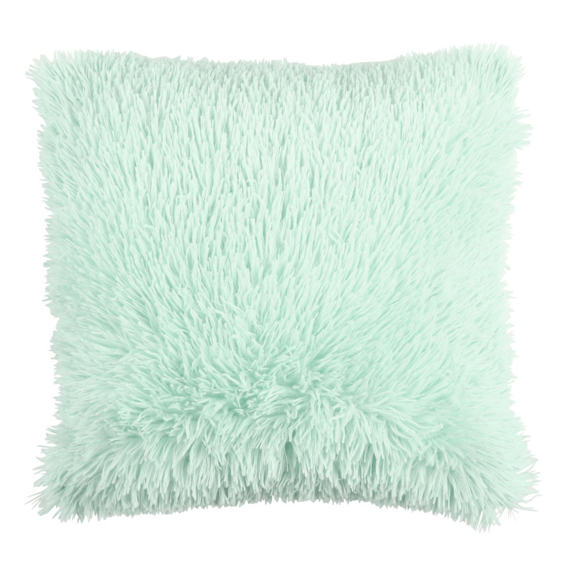 Poduszka SHAGGY rozmiar 45x45 cm kolor miętowy