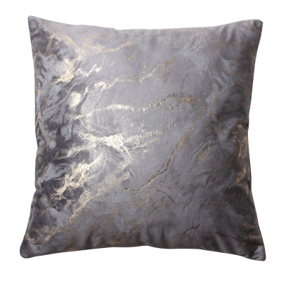 Poszewka MARBLE SZARY 45x45 Szary