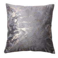 Poszewka MARBLE SZARY 45x45 Szary