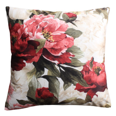 Poszewka PIVOINE 45x45 cm, kolor w kwiaty