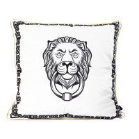 Poszewka TOTAL CHIC WHITE 45x45 bia/cza/zł