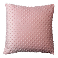 Poszewka BOBO, rozm 40x40 cm, kol różowy