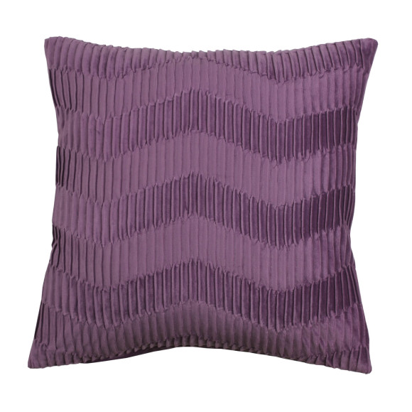Poszewka PLISA 45x45 cm, kolor fioletowy