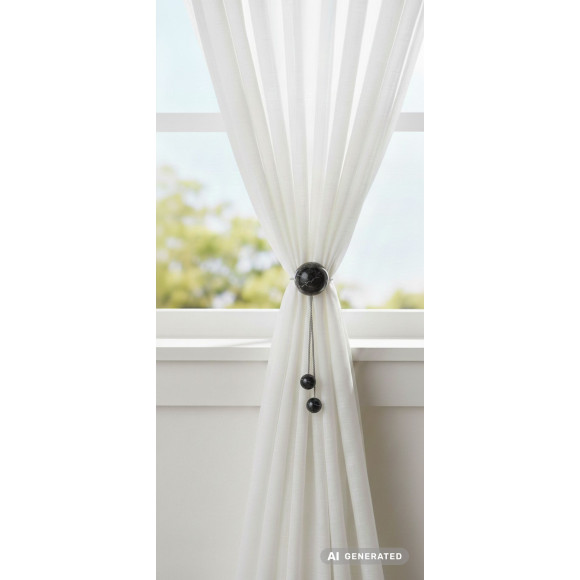 Upinacz do firan art.82, kolor czarny