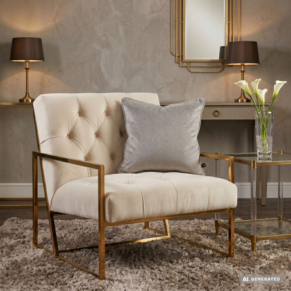 Poduszka PERFECT CHIC 45x45 szampan