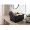 Organizer DOMI 13x30x20cm, pleciony, czarny