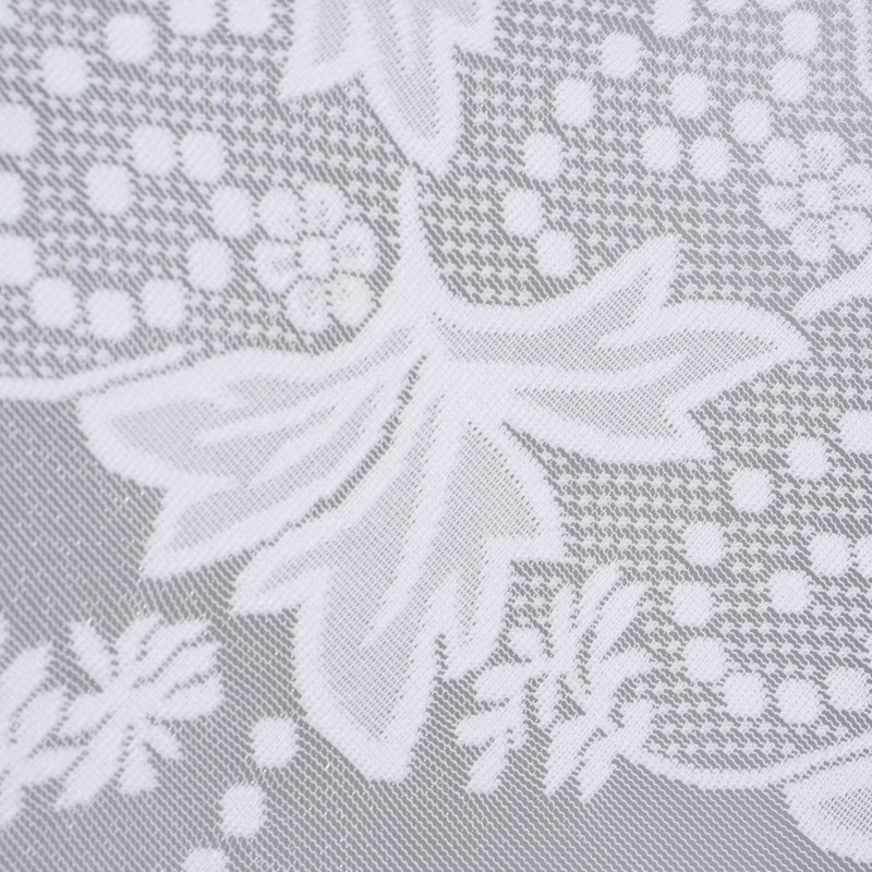 Firana żakardowa z taśmą KIRA,300/150cm,kol.biały