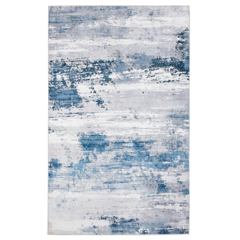 Dywan druk.Yumita, mikrofibra, 80x140cm, sza-nieb