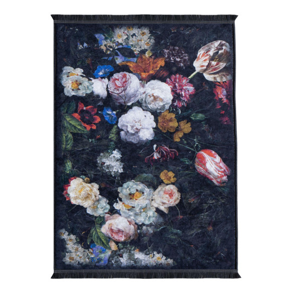 Dywan drukowany EDEN, petra 120x160cm, kolor czarny