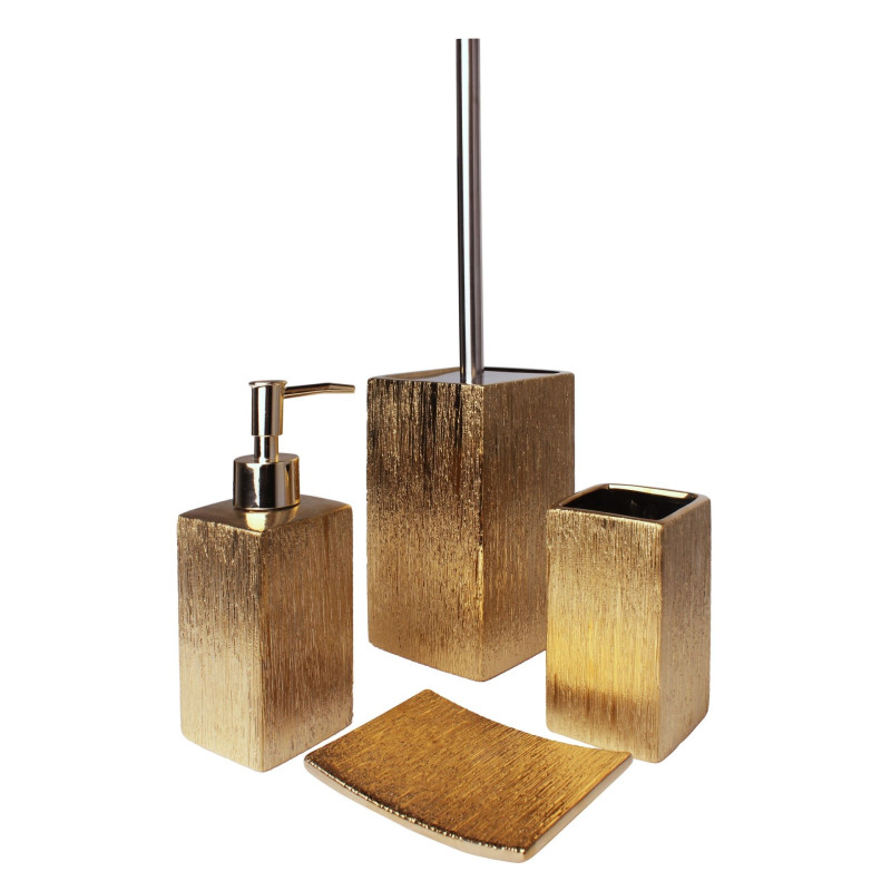 Kubek FLOSS 6,5x6,5x11,5 cm, kol. złoty
